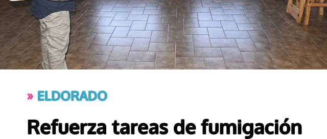 Refuerza tareas de fumigación y desratización en escuelas por el inicio del ciclo lectivo 2026