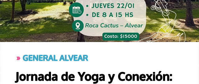 Jornada de Yoga y Conexión: una propuesta para el bienestar y la armonía con la naturaleza