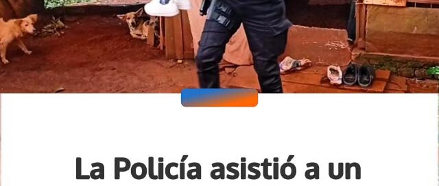 La Policía asistió a un niño con dificultades respiratorias y lo trasladó al hospital en General Alvear